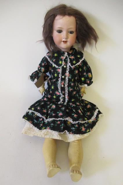 An Armand Marseille bisque socket head doll Image
