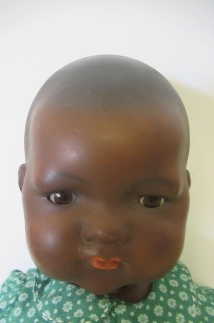 Two Armand Marseille bisque socket head baby dolls Image