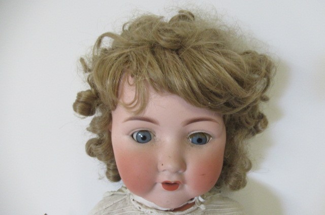 An Armand Marseille bisque socket head character doll Image