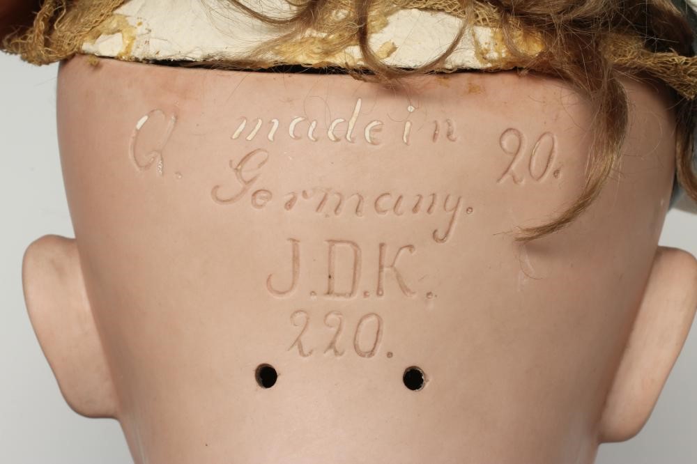 A J D Kestner bisque socket head character sailor boy Image