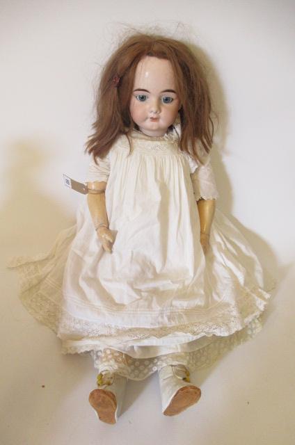 An Armand Marseille bisque socket head doll Image