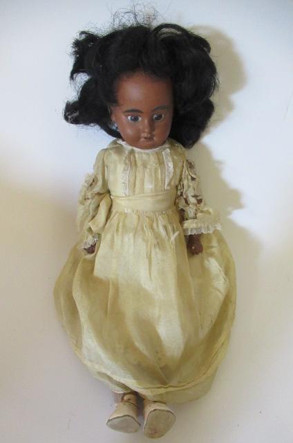 An Armand Marseille bisque socket head girl doll Image