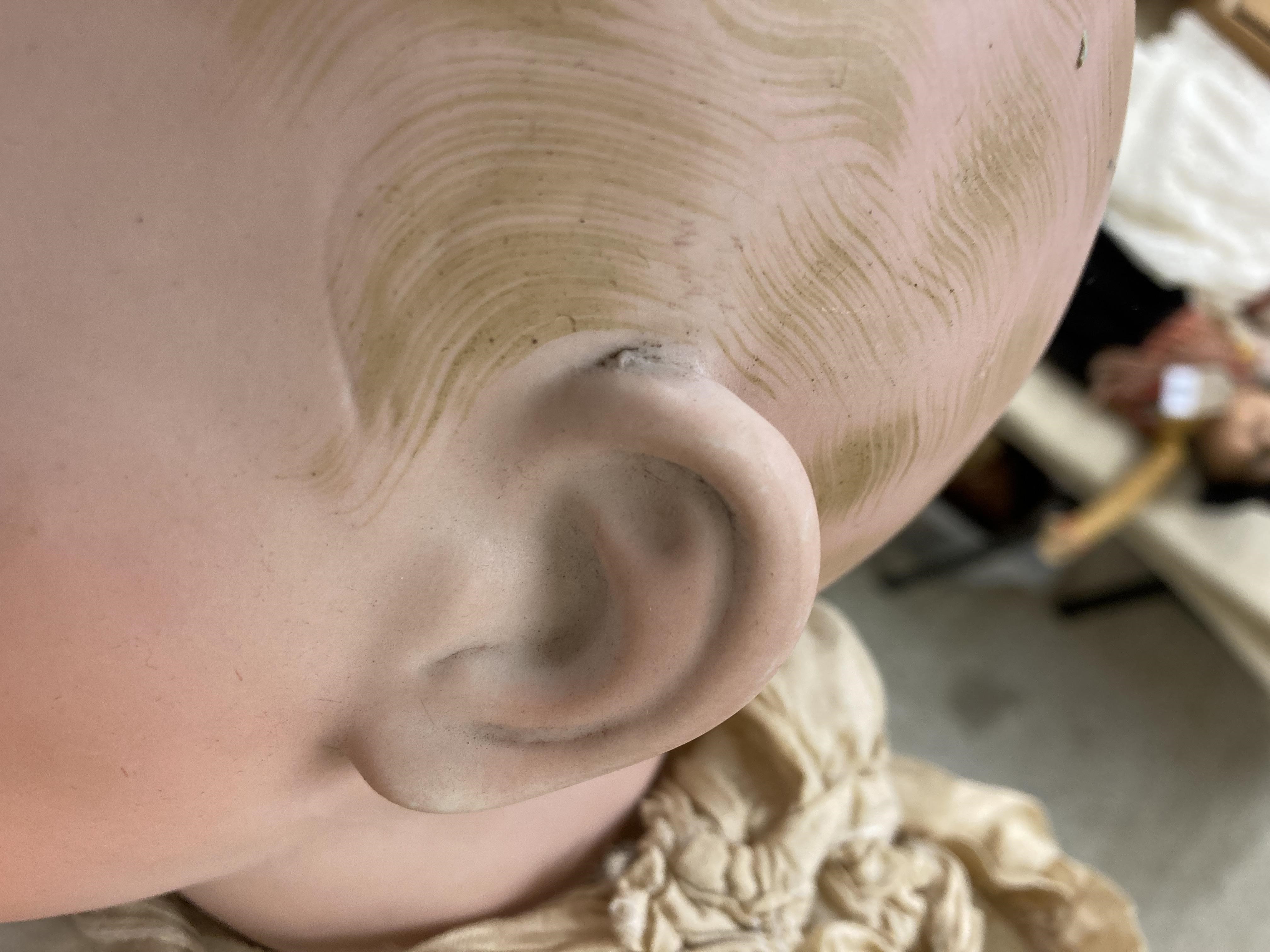 A J D Kestner bisque socket head Hilda character doll Image