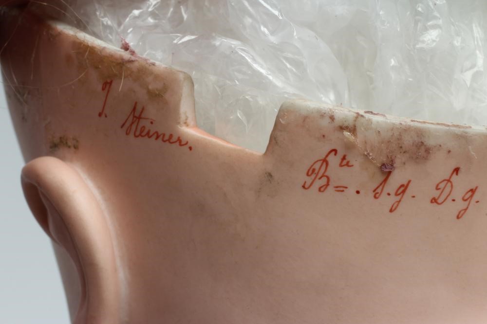 A large Jules Nicholas Steiner bisque socket head doll Image