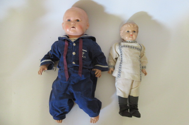 Two Rheinische Gummi und Celluloid-Fabrik dolls Image