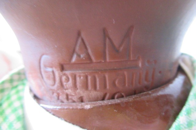 Two Armand Marseille bisque socket head babies Image