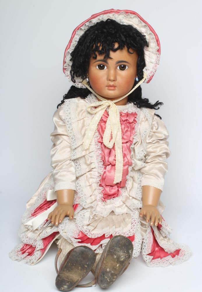 A Jules Nicholas Steiner bisque socket head "Gillie" doll Image