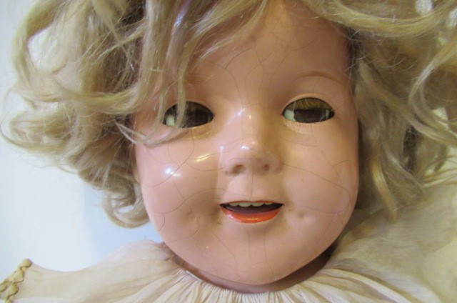 A bisque socket head character doll Image