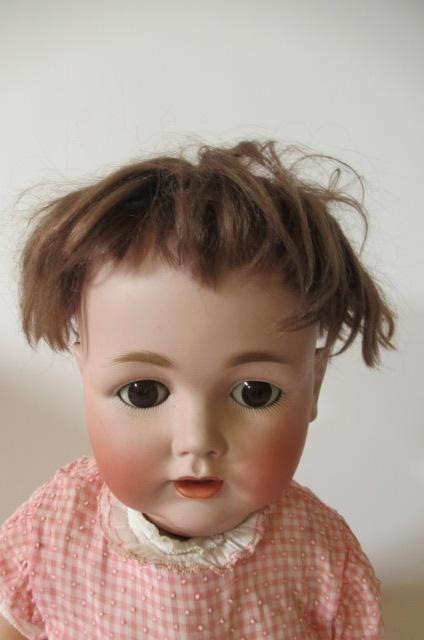 A J D Kestner bisque socket head character doll Image