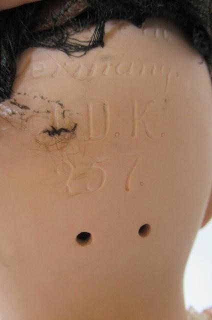 A J D Kestner bisque socket head character doll Image