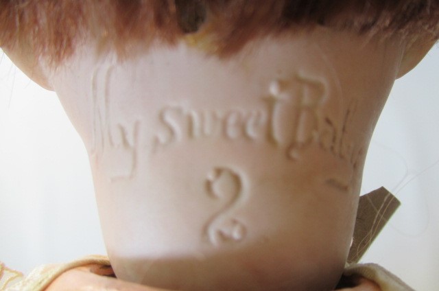 Two bisque socket head dolls Image