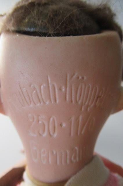 Two bisque socket head dolls Image