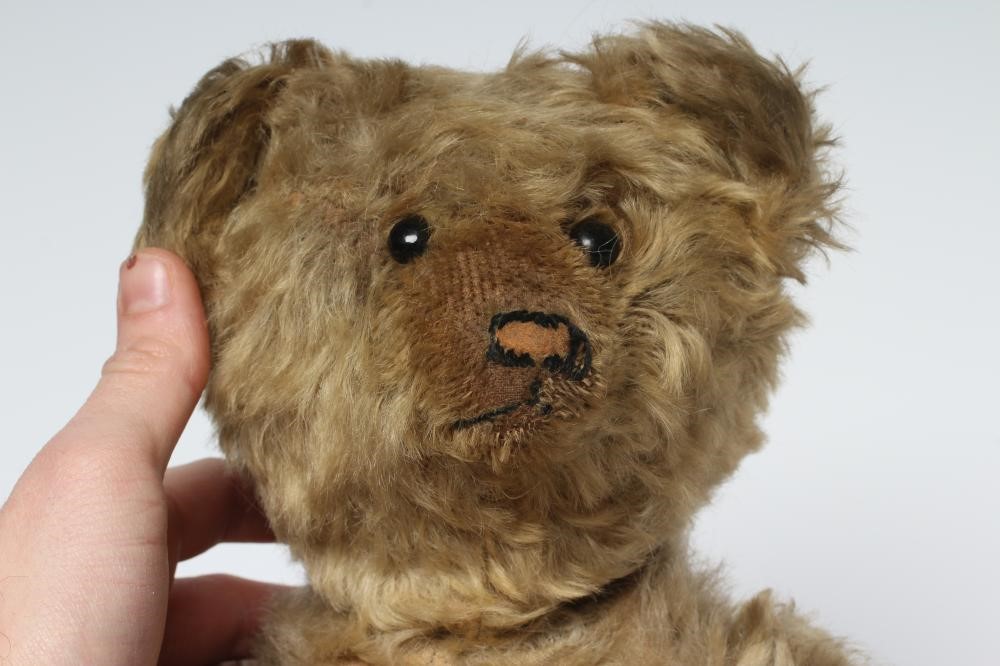 An early German straw filled teddy Image