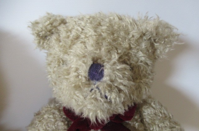 Eight collector's teddy bears Image