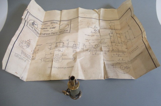 Miniature stationary steam engine Jenny Wrenn built from Tubal Cain plans Image