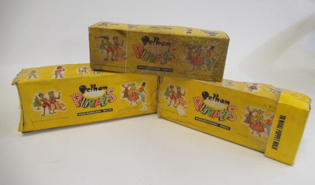 Three Pelham puppets comprising Wolf Image