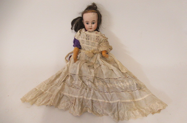 An Armand Marseille bisque socket head doll Image