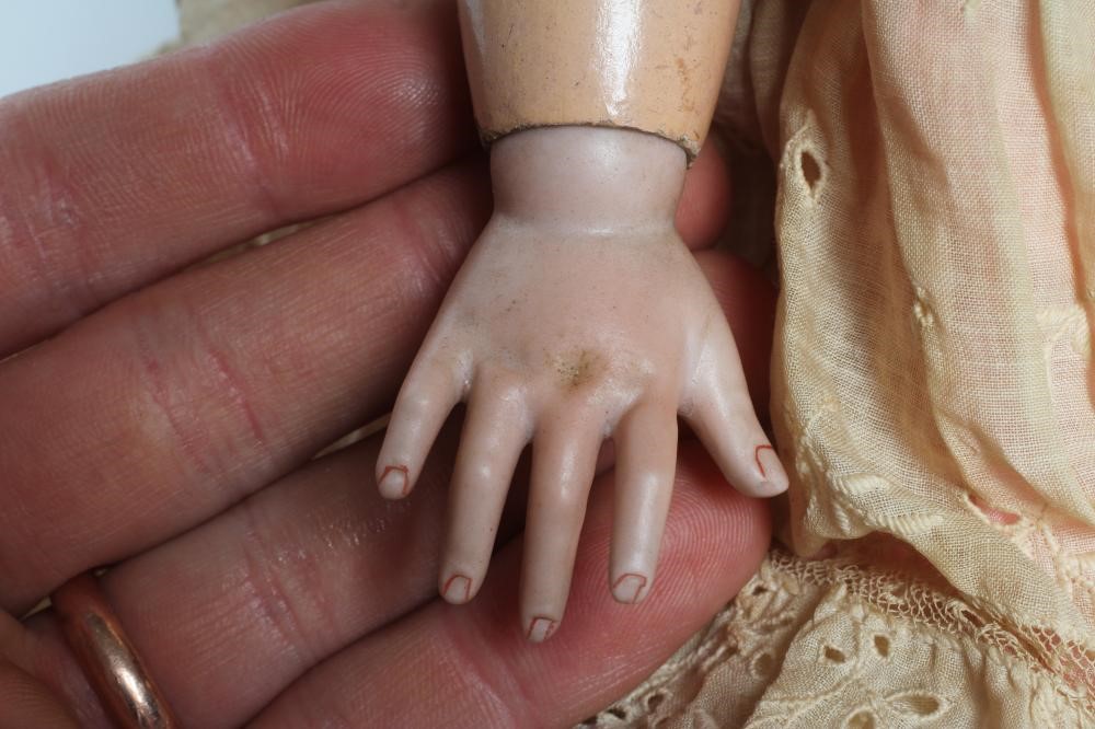 A Tete Jumeau bisque socket head doll Image