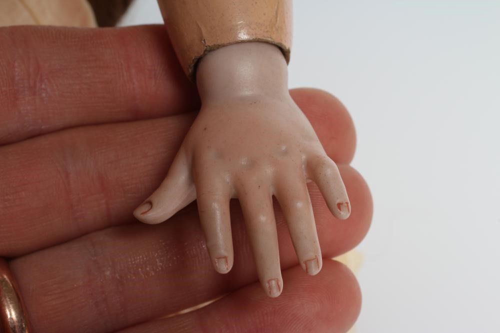 A Tete Jumeau bisque socket head doll Image