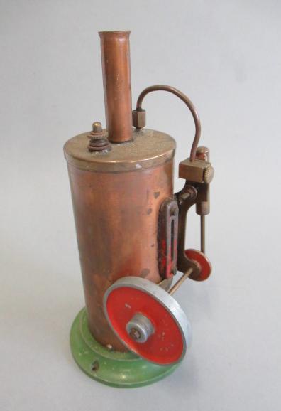 Burnac single cylinder vertical boiler stationary steam engine (not original spirit burner) Image
