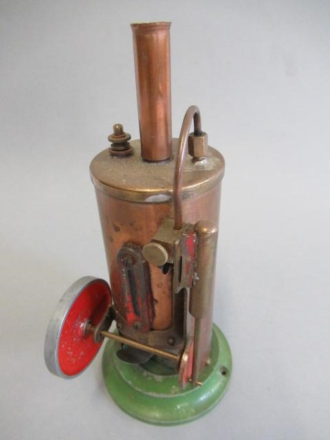 Burnac single cylinder vertical boiler stationary steam engine (not original spirit burner) Image