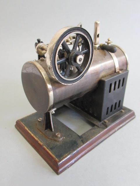 Carette spirit fired overtype single cylinder steam engine Image