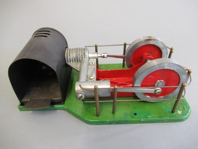 A Davies Charlton Ltd. Hot Air Engine with burner and instructions Image