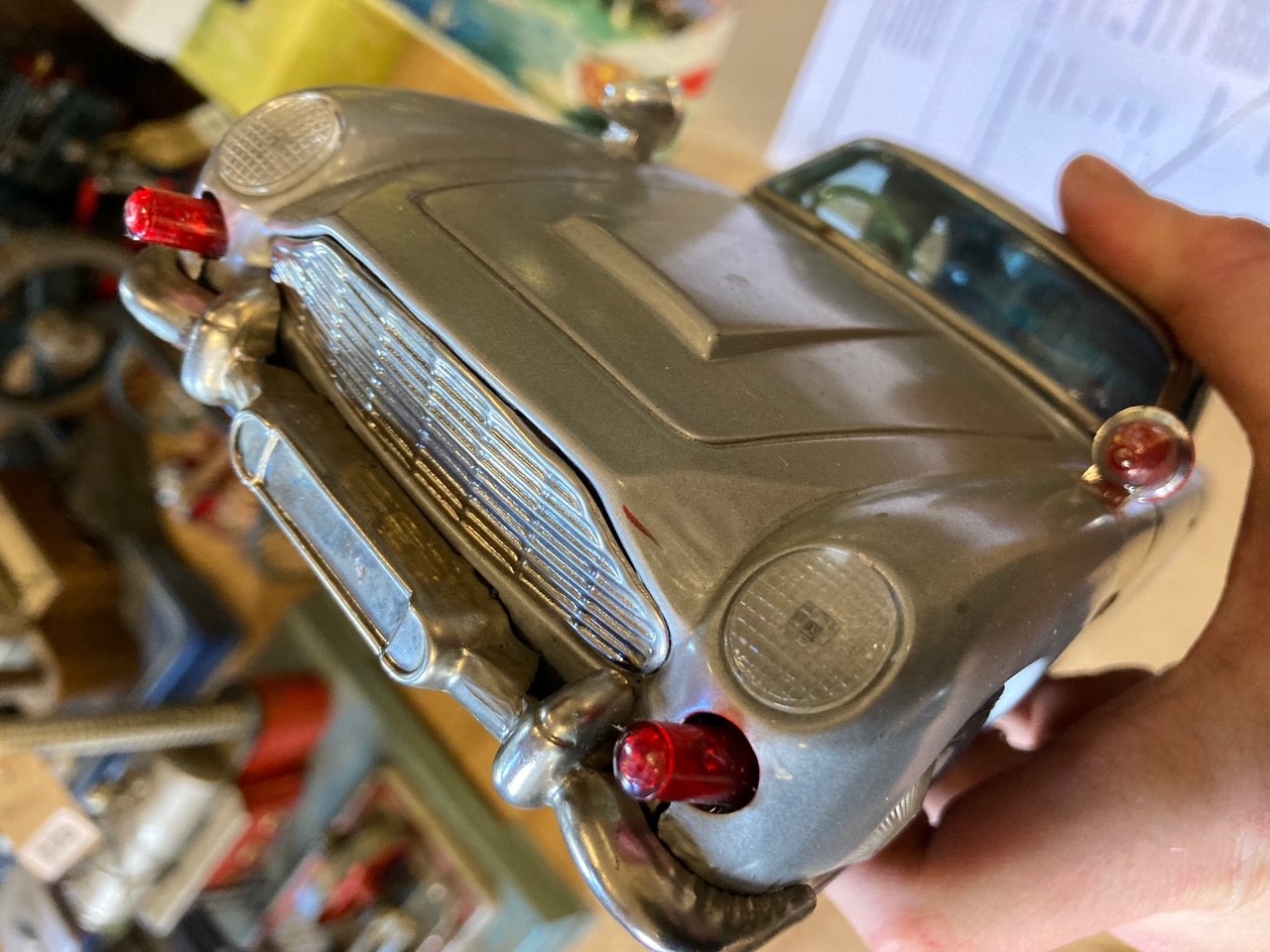 An ASC Aoshin Bump-and-Go James Bond Aston Martin Image