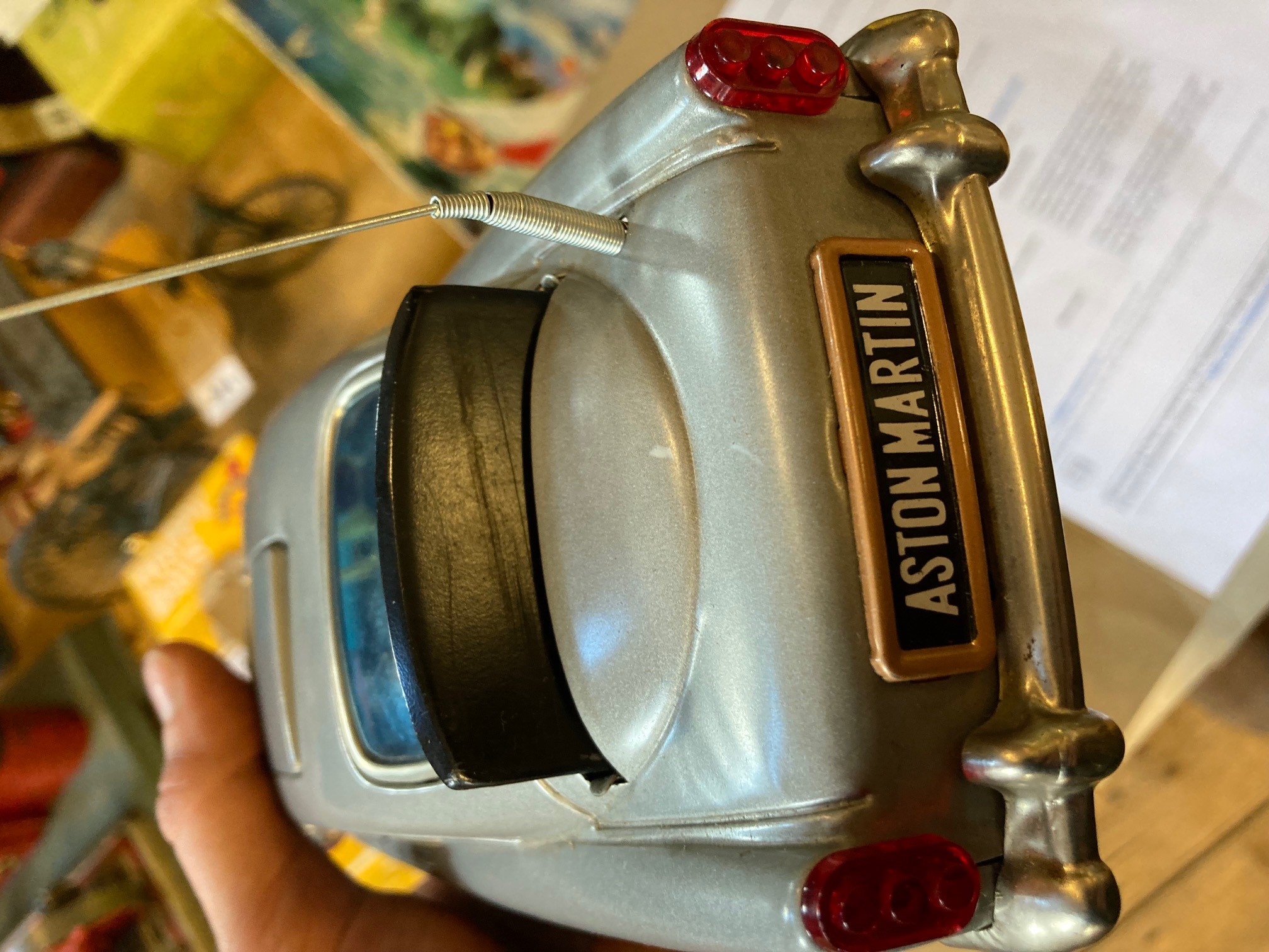 An ASC Aoshin Bump-and-Go James Bond Aston Martin Image