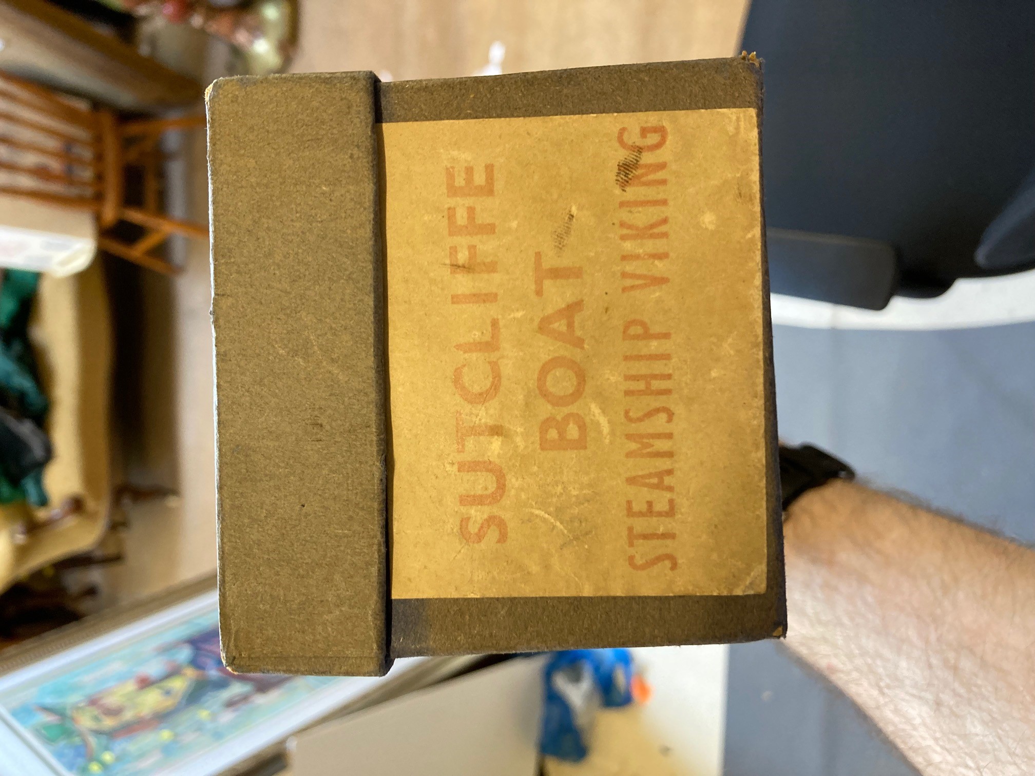 Sutcliffe Put-Put Steam Boat in red/cream Image