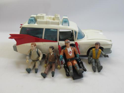 Ghost Busters ECTO-1 car and four figures Image