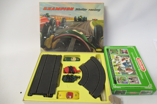 Playcraft Champion Motor Racing Set with track and two cars Image