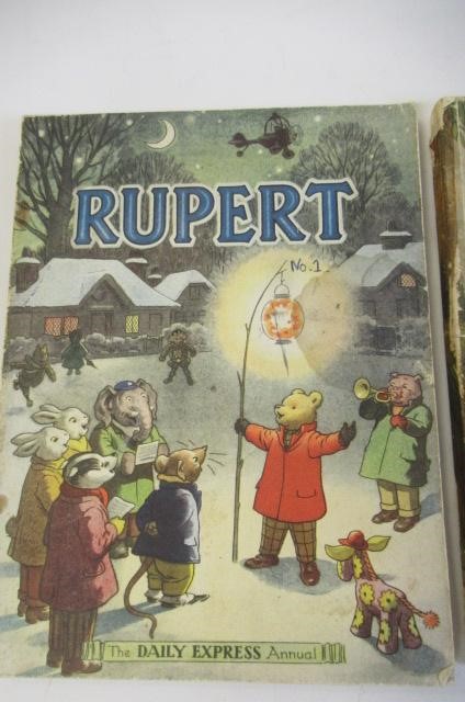 Three Rupert Annuals from the 1940's Image