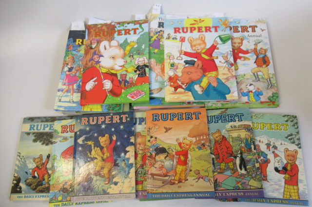 Twenty hard back Rupert Annuals Image