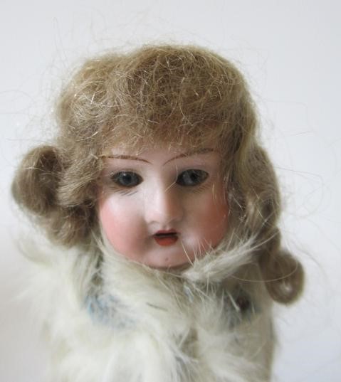 A Theodore Recknagel bisque socket head Eskimo doll Image