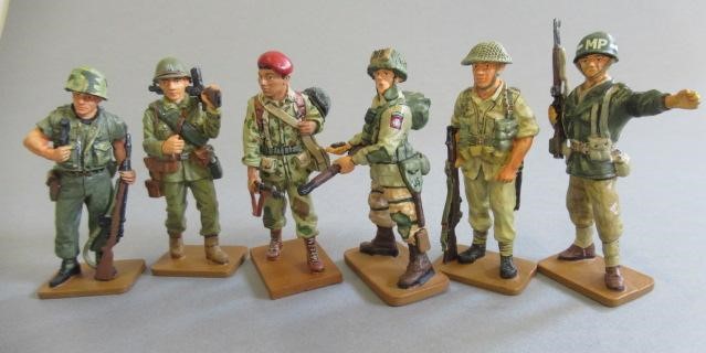 Del Prado collection 70mm 20th century military figure foot soldiers from many European countries Image