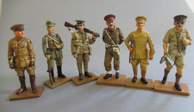 Del Prado collection 70mm 20th century military figure foot soldiers from many European countries Image