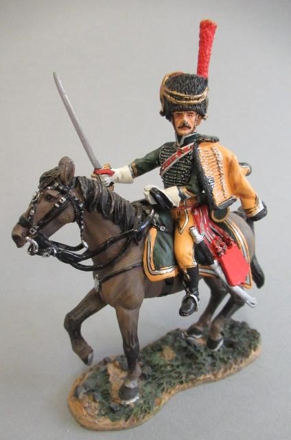 Del Prado collection Napoleonic Cavalry figures including mounted troopers and officers Image