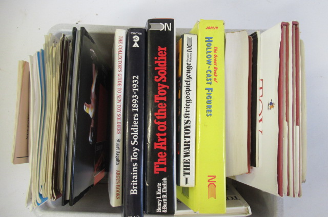 A quantity of collectors books on lead soldiers and figures Image