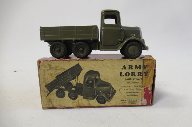 Britains six wheel army lorry with driver Image