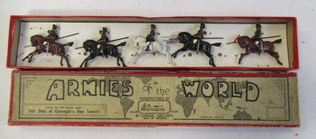 Britains Indian Army lancers on horse back Image