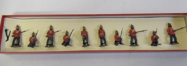 Hollow cast lead Royal Marines with office Image