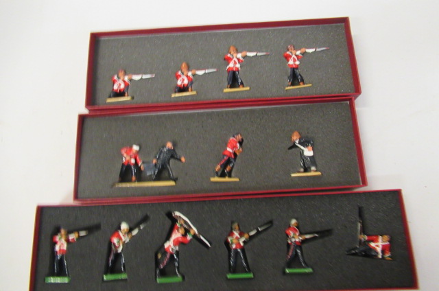 Three sets of modern issue Britains soldiers comprising 40176 Holding the Line Image