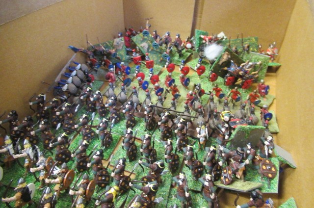 30mm War Game soldiers including horses and camels Image