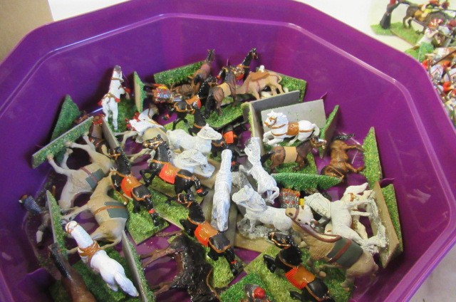 30mm War Game soldiers including horses and camels Image