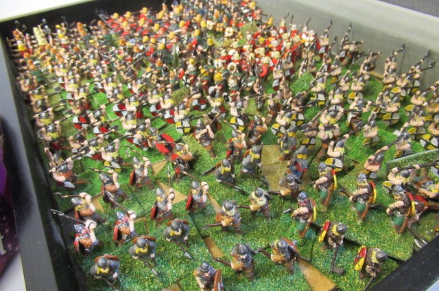 30mm War Game soldiers Goths and Roman soldiers Image