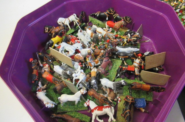 30mm War Game soldiers Goths and Roman soldiers Image