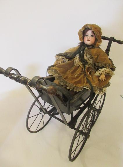 An Armand Marseille bisque socket head doll Image