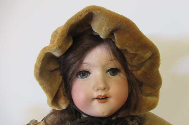 An Armand Marseille bisque socket head doll Image