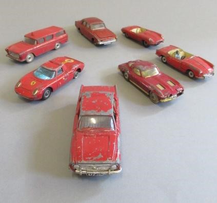 Large quantity of playworn diecast vehicles by Corgi Image